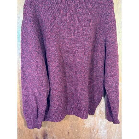 Vintage LL Bean Mens Sweater XL Regular Lamb’s Wool Cardigan Pullover Crewneck - Picture 8 of 8